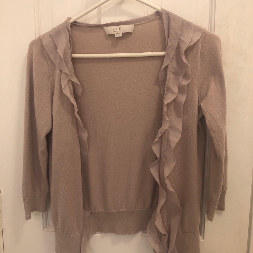 Ann Taylor LOFT Ruffle Sweater